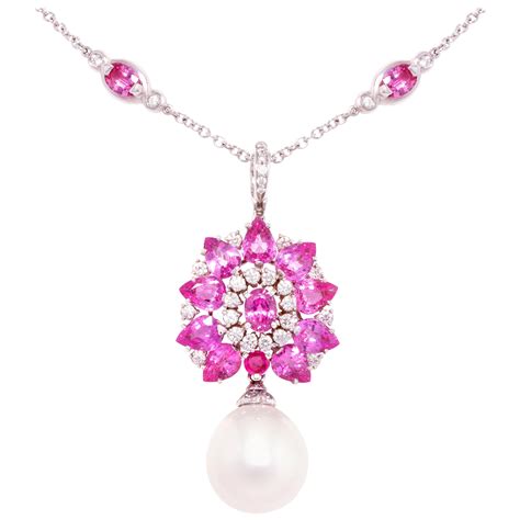 louis vuitton high end pink sapphire necklace|Louis Vuitton new collection.